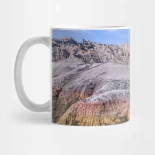 Pink, yellow and green hills Mug